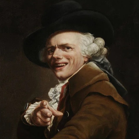 A self portrait of Joseph Ducreux