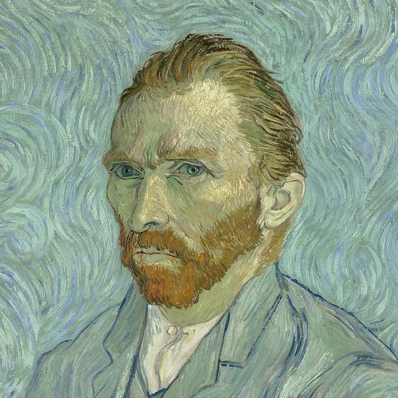 A self portrait of Vincent van Gogh